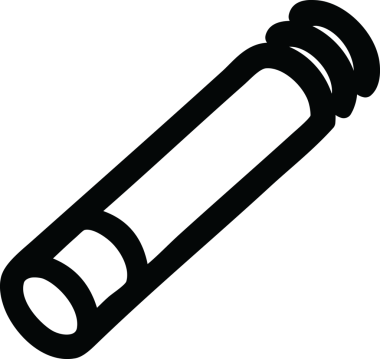 Bir insan tarafından çizilmiş sigara simgesi