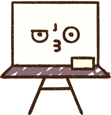 Bir insan tarafından çizilen Whiteboard Tebeşiri