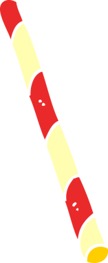 Bir insan tarafından çizilmiş karalama çizgili kamış.