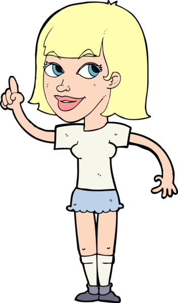 Bir insan tarafından çizilmiş güzel bir kız.