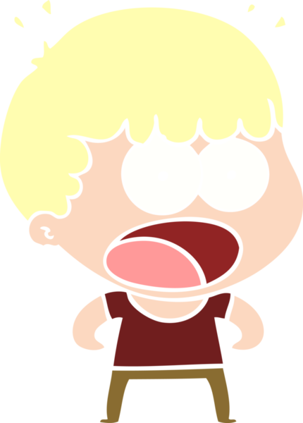 Düz renkli çizgi film bir insan tarafından çizilmiş.