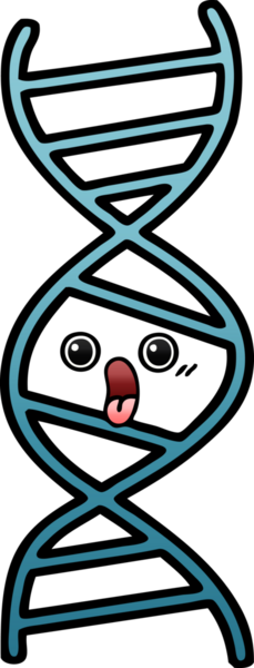 Bir insan tarafından çizilen DNA iplikçiklerinin gölgeli çizimi