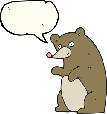 Bir insan tarafından çizilmiş serbest konuşma balonu karikatürü.