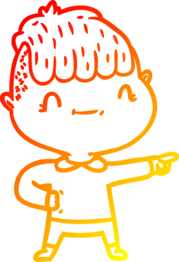 Bir insan tarafından çizilmiş, karikatür dostu bir çocuk çizimi.