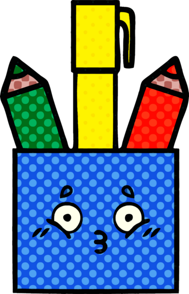 Bir insan tarafından çizilmiş bir kalem kapının çizgi roman stili