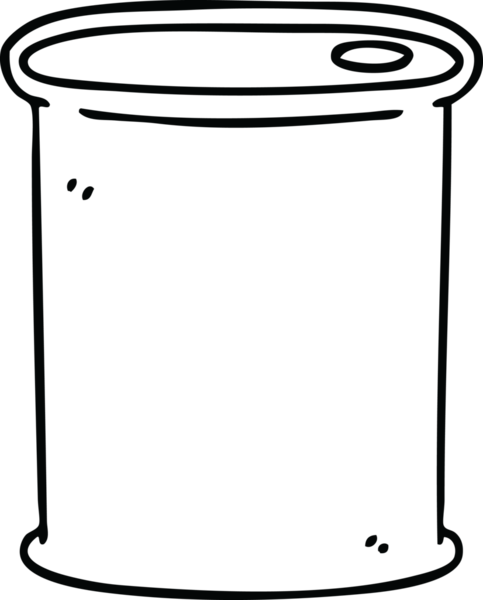 Bir insan tarafından çizilmiş garip çizgi film fıçısı.