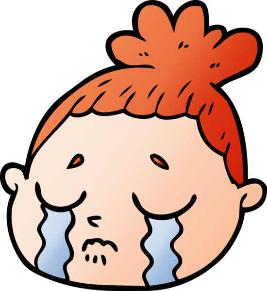 Bir insan tarafından çizilmiş bir kadın yüzü.