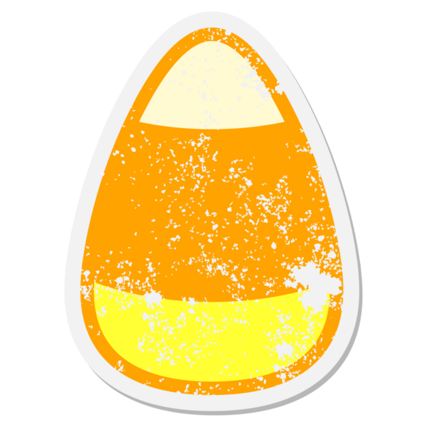 Bir insan tarafından çizilmiş mısır grunge etiketi.