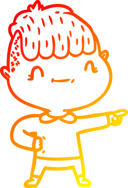 Bir insan tarafından çizilmiş, karikatür dostu bir çocuk çizimi.