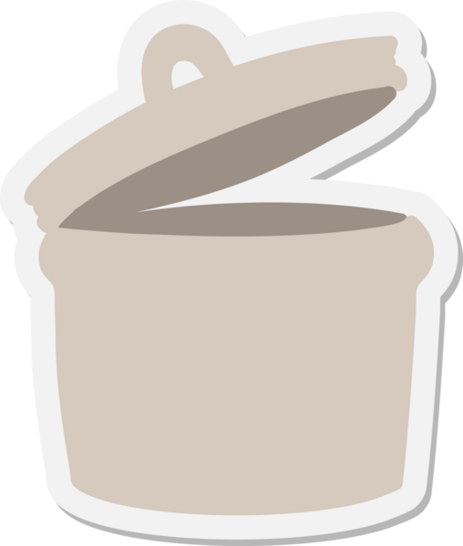 Bir insan tarafından çizilmiş eski metal çöp kutusu etiketi.