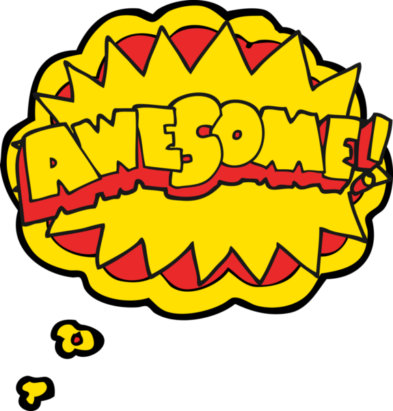 Serbest çizim düşünce balonu karikatürü. Bir insan tarafından çizilmiş harika bir sembol.