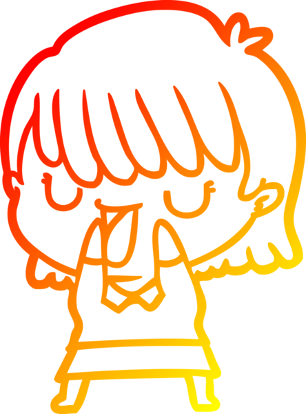 Bir insan tarafından çizilmiş bir karikatür kadın çizimi