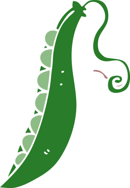 Bir insan tarafından çizilmiş bezelye karalaması.