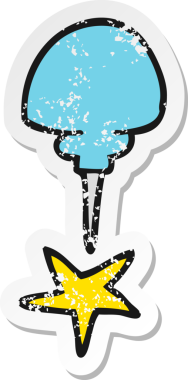 Bir insan tarafından çizilmiş bir karikatür ofisinin gerilimli yapıştırması.