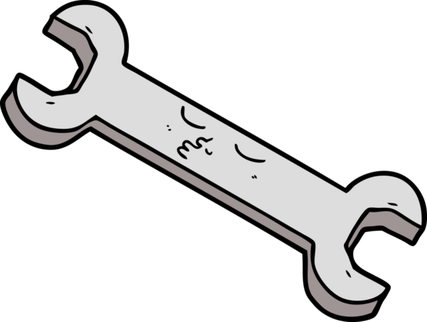 Bir insan tarafından çizilmiş çizgi film anahtarı.