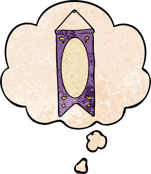 bir insan tarafından çizilmiş grunge doku biçiminde düşünce baloncuğu olan karikatür kraliyet afişi