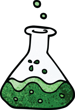 bir insan tarafından çizilmiş karalama bilim deneyi.