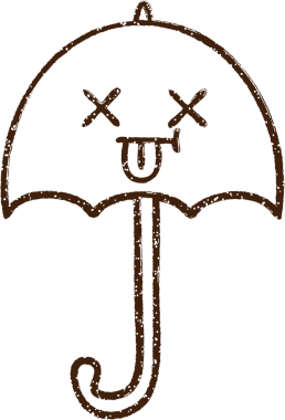 Bir insan tarafından çizilen Şemsiye Kömürü