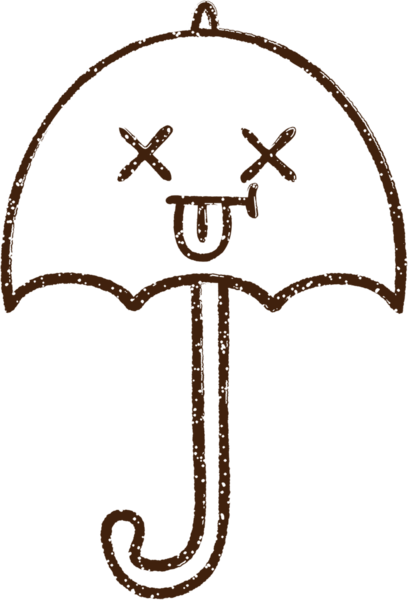 Bir insan tarafından çizilen Şemsiye Kömürü