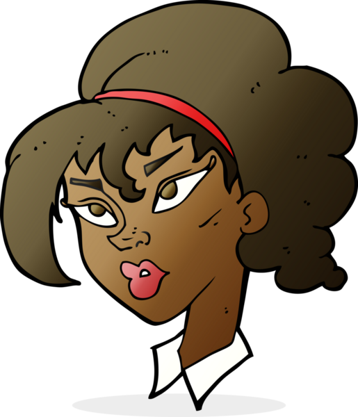 Bir insan tarafından çizilmiş güzel bir kadın.