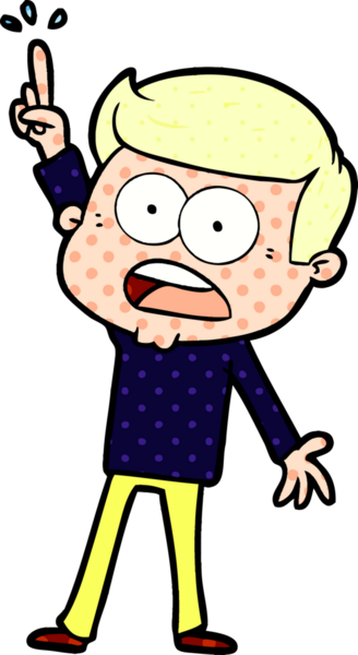 Bir insan tarafından çizilmiş bir karikatür.