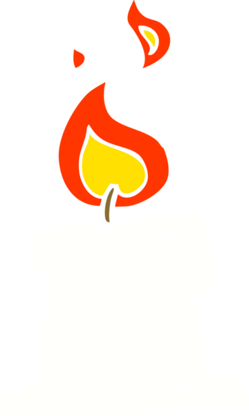 Bir insan tarafından çizilmiş karalama mumu.