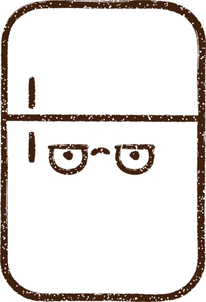 Buzdolabı Kömürü Bir insan tarafından çizilmiş