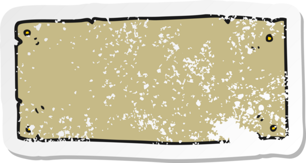 Bir insan tarafından çizilmiş bir çizgi filmin gerilimli çıkartması.