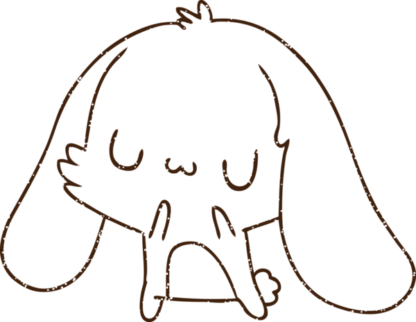 Bir insan tarafından çizilen Tavşan Kömürü