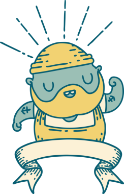 Dövme stili sakallı bir adam, bir insan tarafından çizilmiş kol kasları.