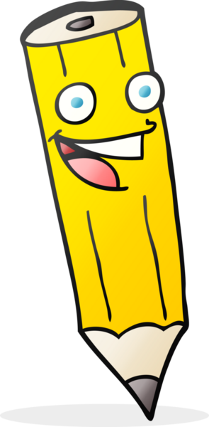 Bir insan tarafından çizilmiş mutlu karikatür çizimi