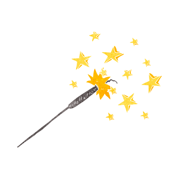 Bir insan tarafından çizilmiş el yazması retro çizgi film maytap.