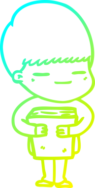 Bir insan tarafından çizilmiş kendini beğenmiş bir çizgi film karakteri.