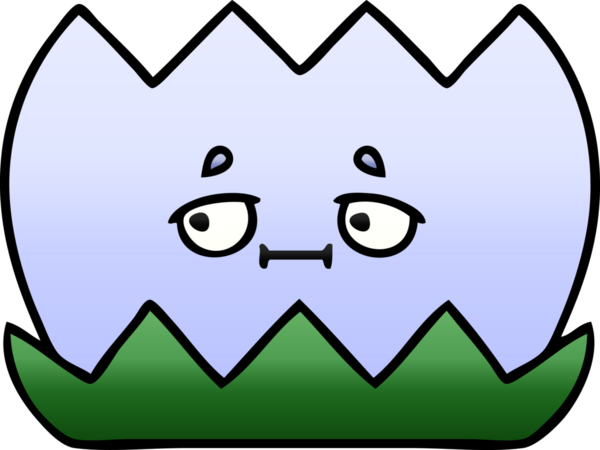 Bir insan tarafından çizilmiş bir nilüfer çiçeğinin gölgeli karikatürü.