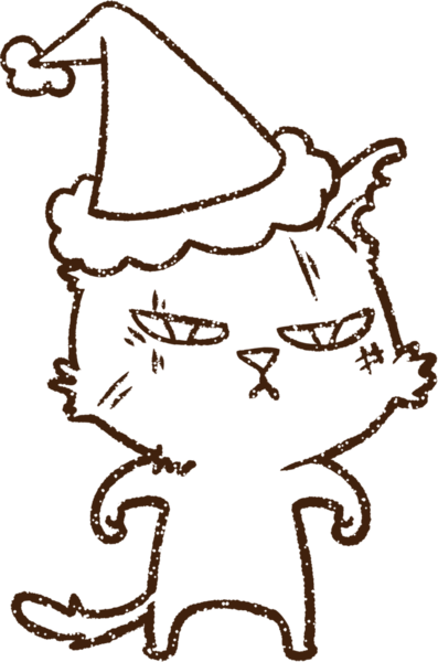 Bir insan tarafından çizilen Kedi Kömürü Festivali