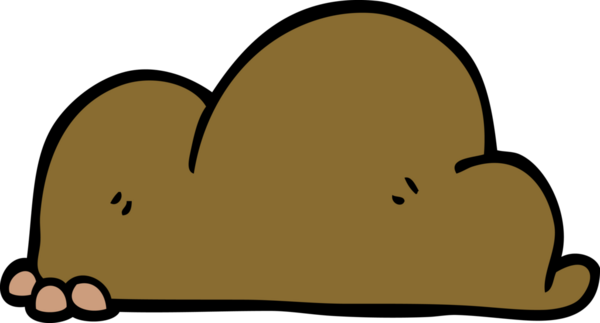 Bir insan tarafından çizilmiş karalama yığını.