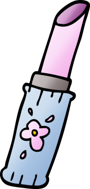 Bir insan tarafından çizilmiş karalama ruju.