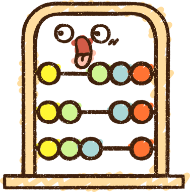 Bir insan tarafından çizilen Abaküs Tebeşiri