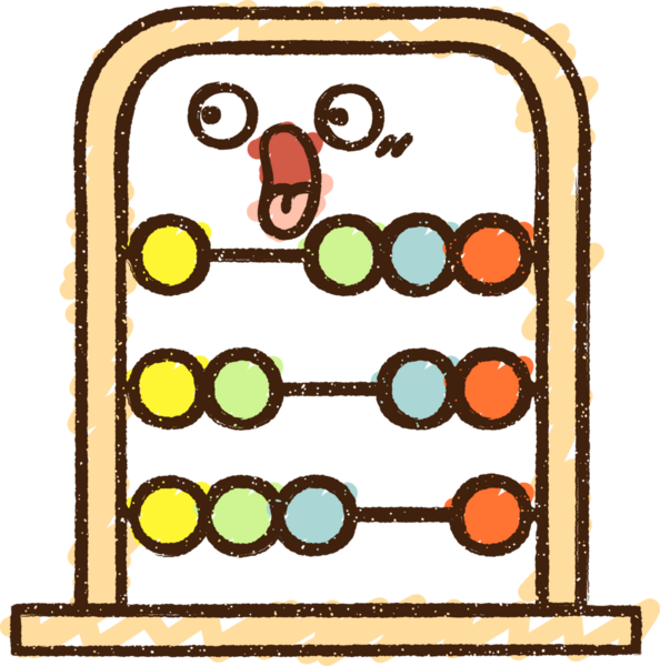 Bir insan tarafından çizilen Abaküs Tebeşiri