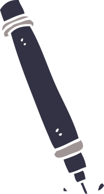 Bir insan tarafından çizilmiş karalama kalemi.