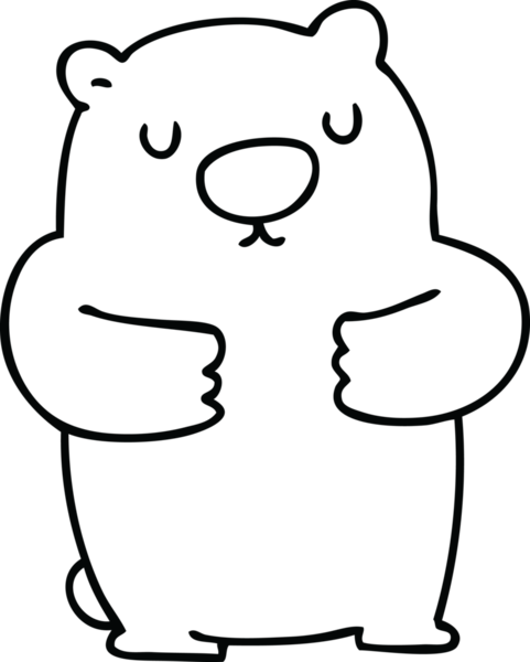 Bir insan tarafından çizilmiş garip çizgi film kunduzu.