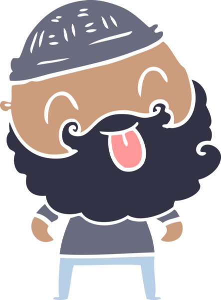 Bir insan tarafından çizilmiş sakallı bir adam.