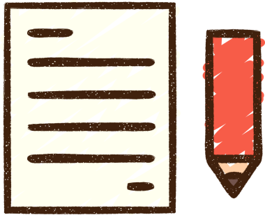 Bir insan tarafından çizilen Kağıt Tebeşir