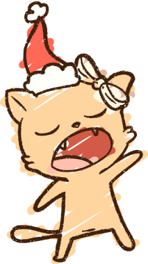 Bir insan tarafından çizilen Şarkı Söyleyen Kedi Tebeşiri