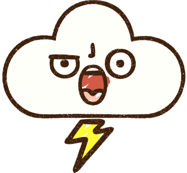 Bir insan tarafından çizilen Şimşek Bulutu Tebeşiri