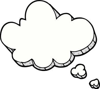 bir insan tarafından çizilmiş karalama ifade kabarcığı