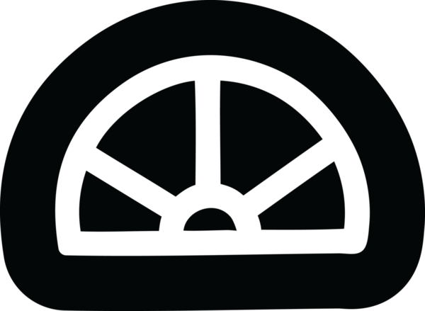 Bir insan tarafından çizilen açıölçer matematik ekipmanı simgesi