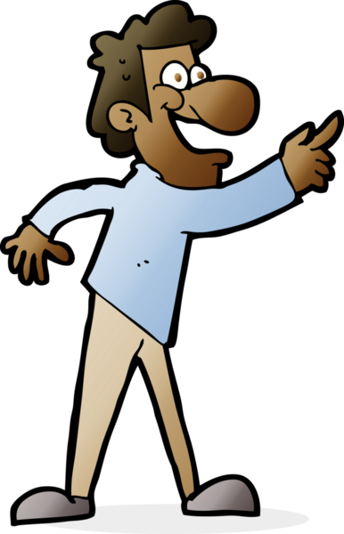 Çizgi filmdeki adam bir insan tarafından çizilmiş.