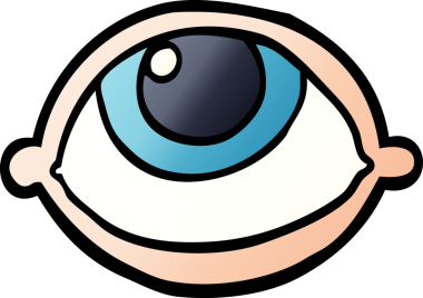 vektör gradyan çizim karikatürü hepsi bir insan tarafından çizilmiş.