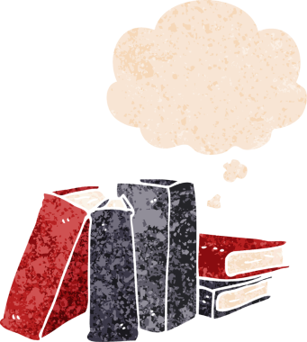 Düşünce baloncuklu çizgi romanlar grunge sıkıntılı retro dokuma tarzı bir insan tarafından çizilmiş